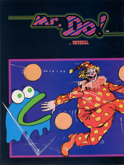 Mr. Do! (Taito license) Arcade Game Cover